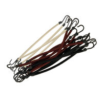 Strikk Med Krok sort/brun/blond