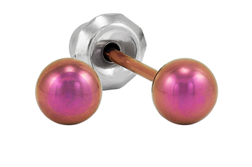 Inverness 527E Lilla Anodisert Ball Titan 4mm