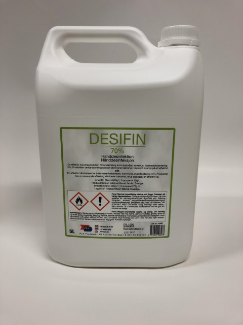 Hånddesinfeksjon Gel Desifin