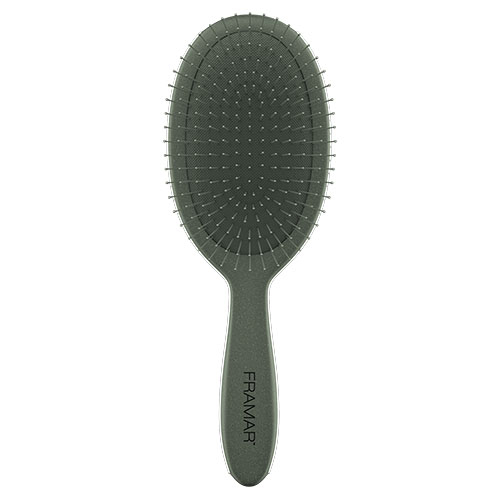 Framar Detangle Brush Neutrals Sage Evergreen