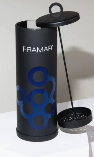 Framar Disinfectant Jar Matte Black