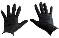 Hansker Emotion Vinyl Svart u/p L