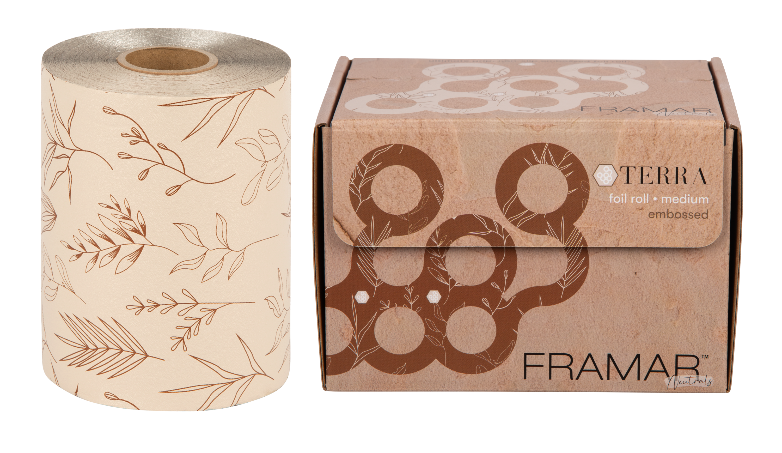 Framar Folie Embossed Neutrals Terra